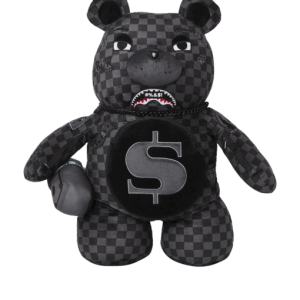 ‘WHAT THE BEEP’ SHARK MONEYBEAR TEDDYBEAR BACKPACK